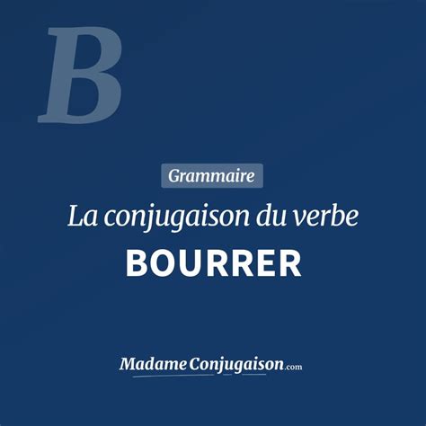 bourrer en anglais